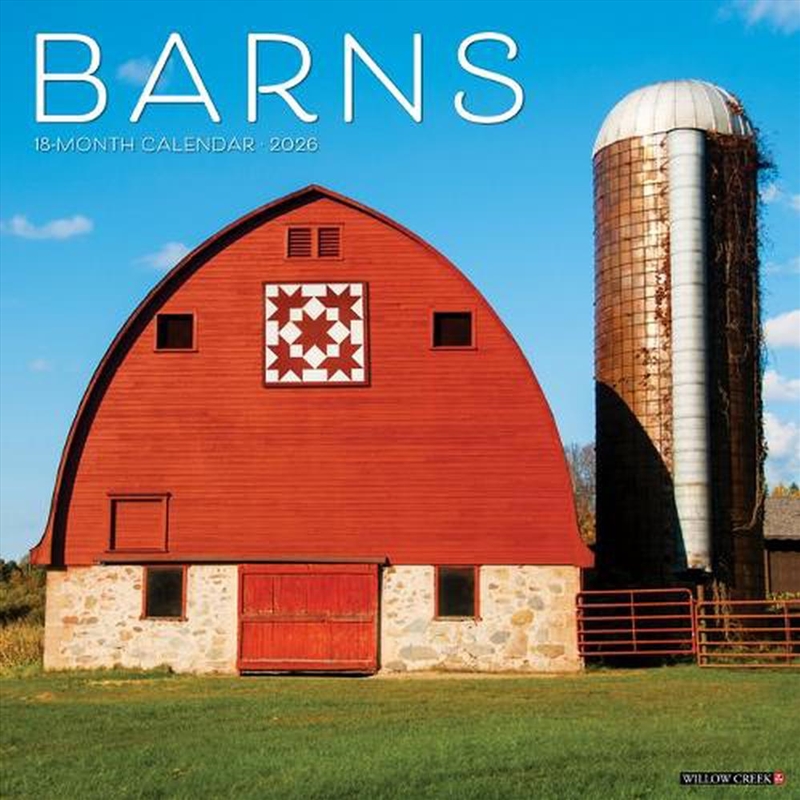 Barns 2026 12 X 12 Wall Calendar/Product Detail/Calendars & Diaries