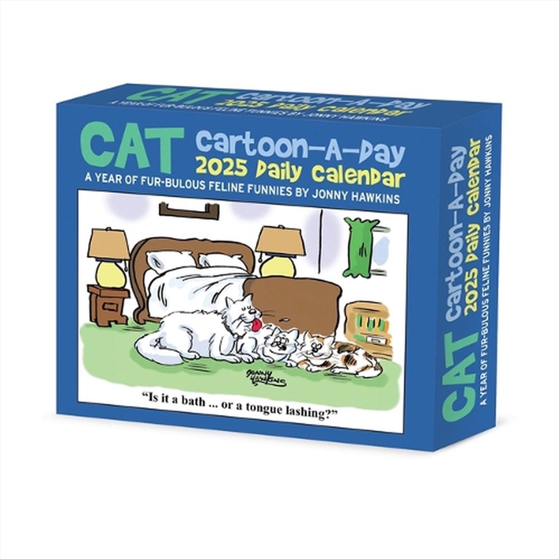 Cat Cartoon-A-Day By Jonny Hawkins 2026 5.4 X 6.2 Box Calendar/Product Detail/Calendars & Diaries