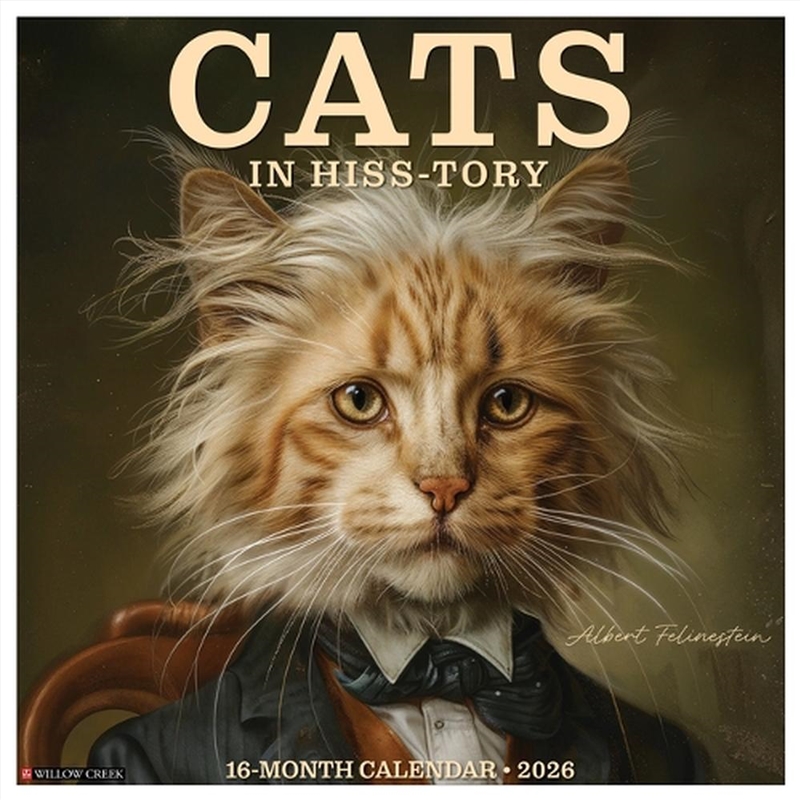 Cats In Hiss-Tory 12 X 12 Wall Calendar/Product Detail/Calendars & Diaries