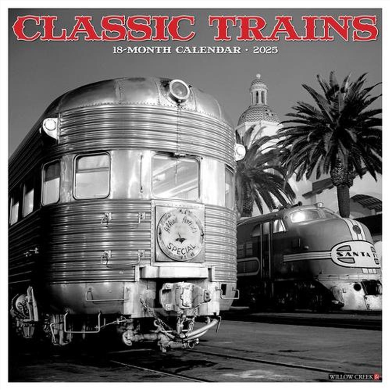 Classic Trains 2026 12 X 12 Wall Calendar/Product Detail/Calendars & Diaries