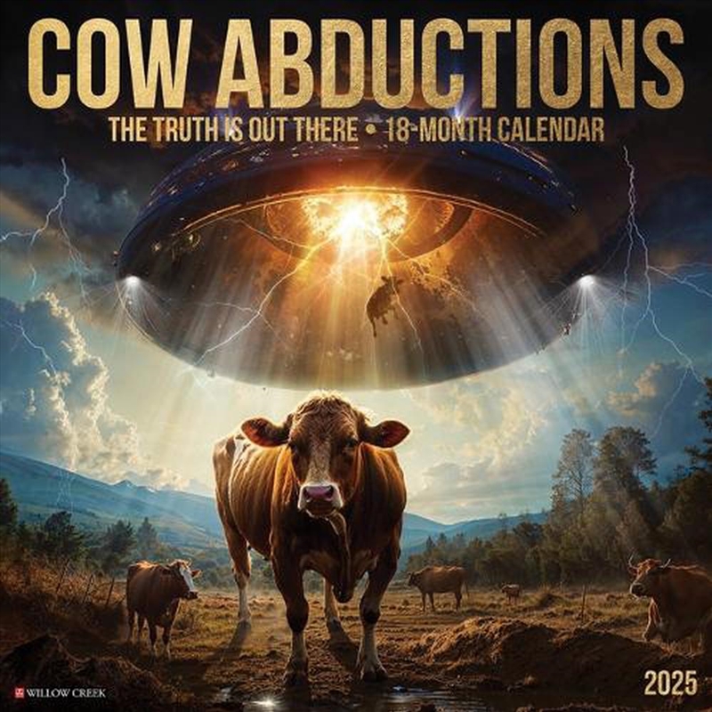 Cow Abductions 2026 12 X 12 Wall Calendar/Product Detail/Calendars & Diaries
