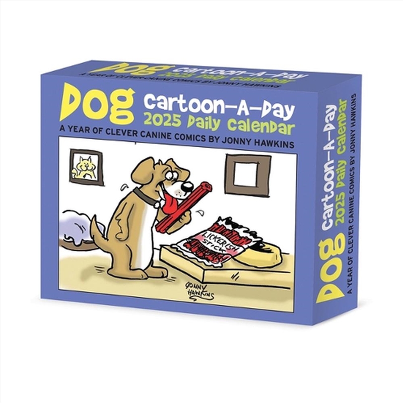 Dog Cartoon-A-Day By Jonny Hawkins 2026 5.4 X 6.2 Box Calendar/Product Detail/Calendars & Diaries
