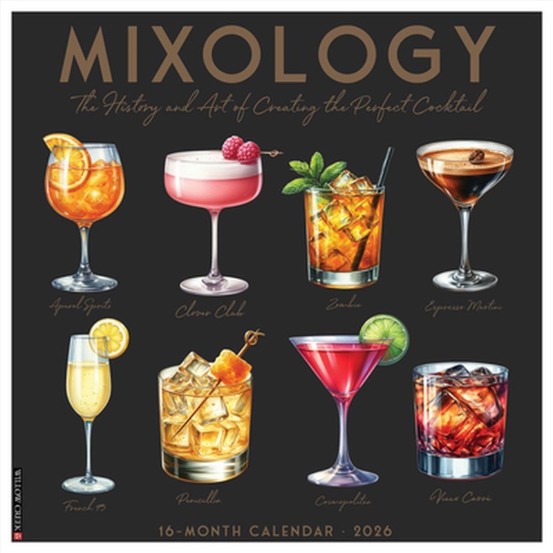 Mixology 12 X 12 Wall Calendar/Product Detail/Calendars & Diaries