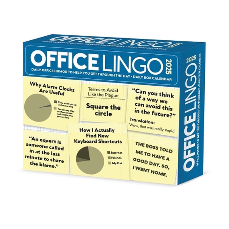 Office Lingo 2026 5.4 X 6.2 Box Calendar/Product Detail/Calendars & Diaries