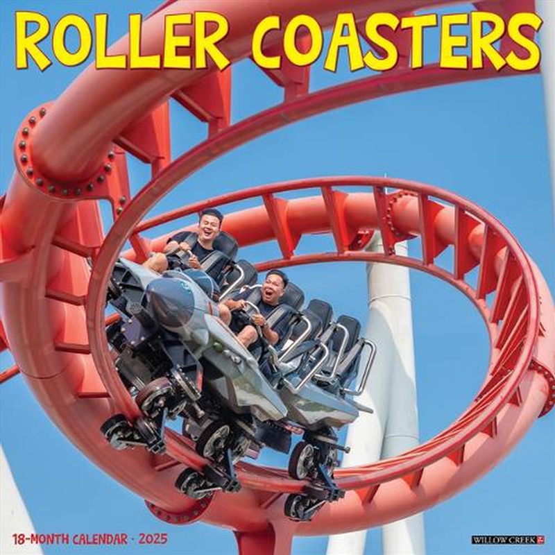 Roller Coasters 2026 12 X 12 Wall Calendar/Product Detail/Calendars & Diaries