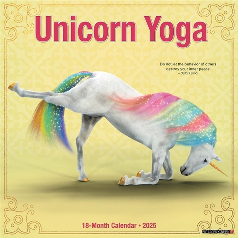 Unicorn Yoga 2026 12 X 12 Wall Calendar/Product Detail/Calendars & Diaries