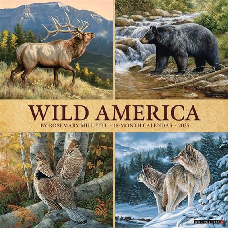 Wild America 2026 12 X 12 Wall Calendar/Product Detail/Calendars & Diaries