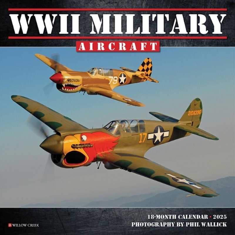 Wwii Military Aircraft 2026 7 X 7 Mini Wall Calendar/Product Detail/Calendars & Diaries