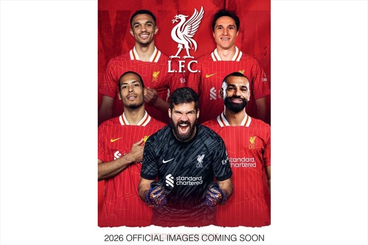 Liverpool FC PF 2026 A3 Calendar/Product Detail/Calendars & Diaries