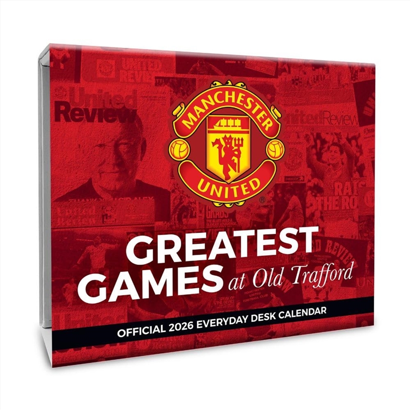 Manchester United 2026 Boxed Calendar/Product Detail/Calendars & Diaries