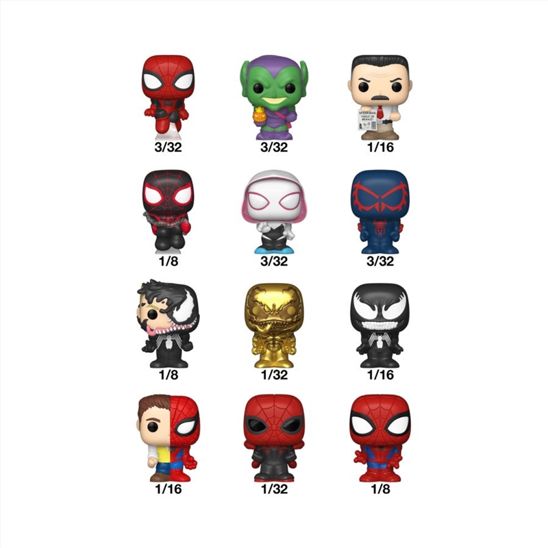 Spider-Man - Bitty Pop! Blind Bag (SENT AT RANDOM)/Product Detail/Funko Collections