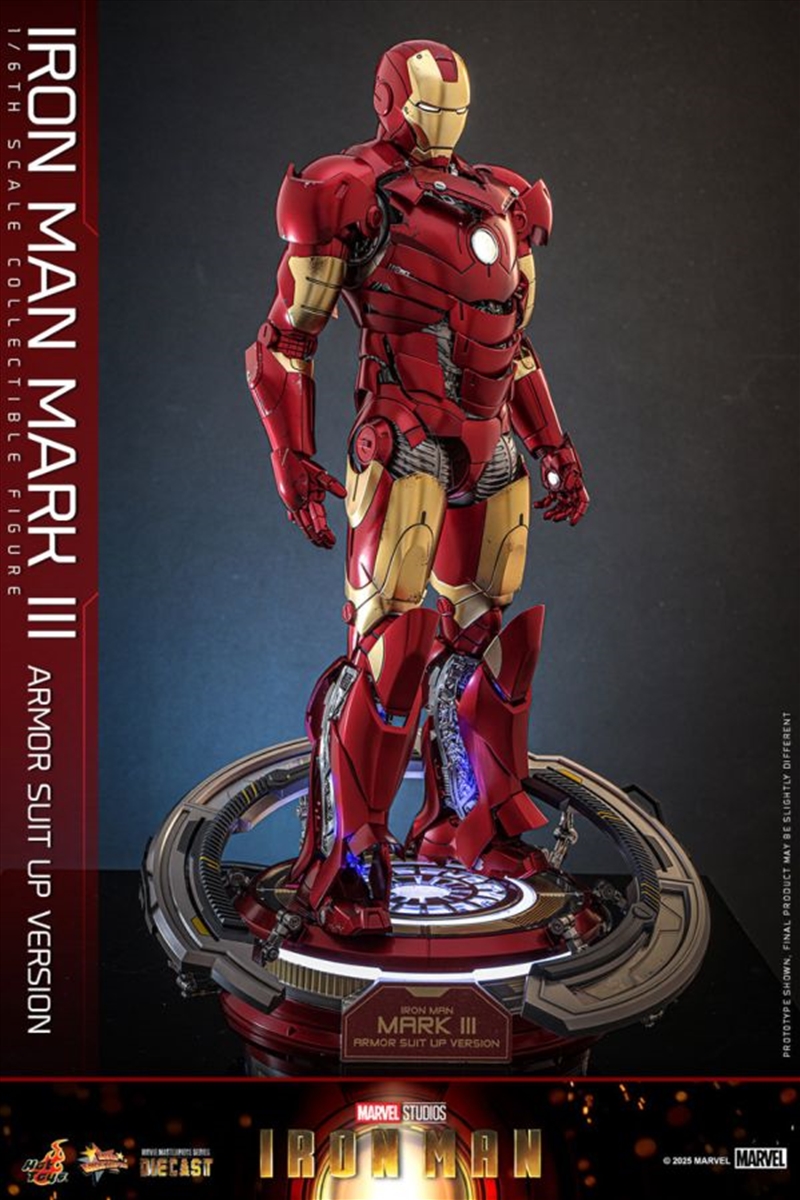 Iron Man - Mk3 Armor (Suit Up Version) Diecast 1:6 Scale Collectable Action Figure/Product Detail/Figurines