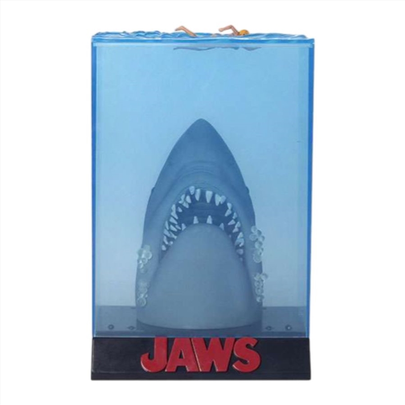 Jaws - Light Up 50th Anniversary 3D Movie Poster Diorama/Product Detail/Figurines