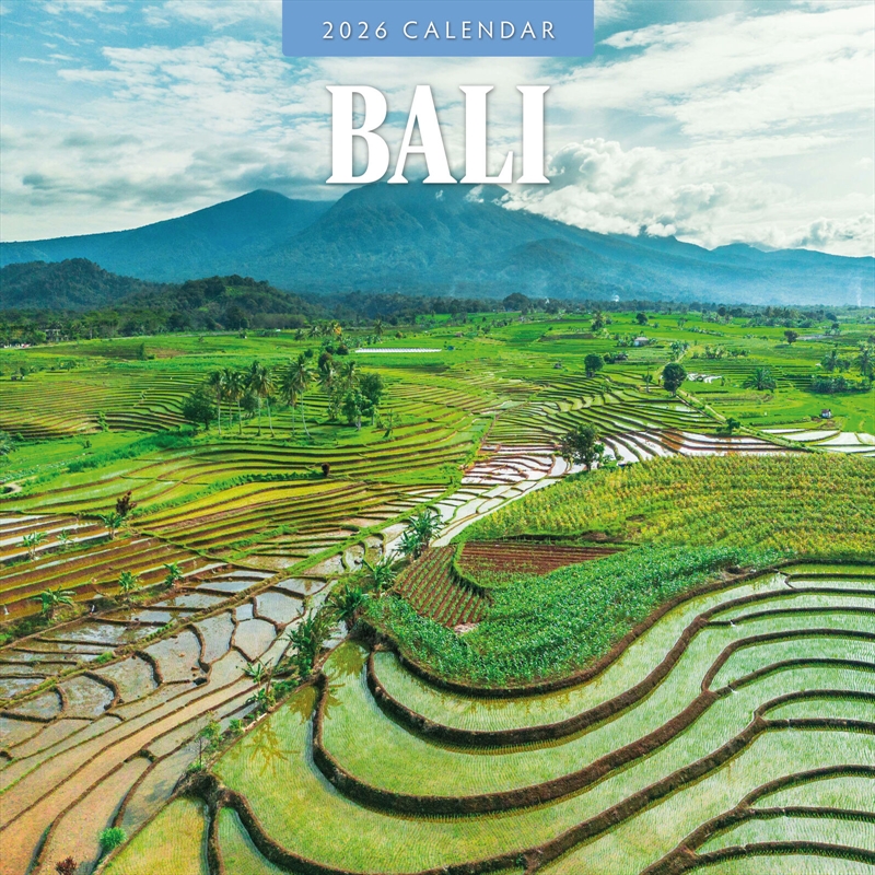 Bali 2026 Square Wall Calendar/Product Detail/Calendars & Diaries