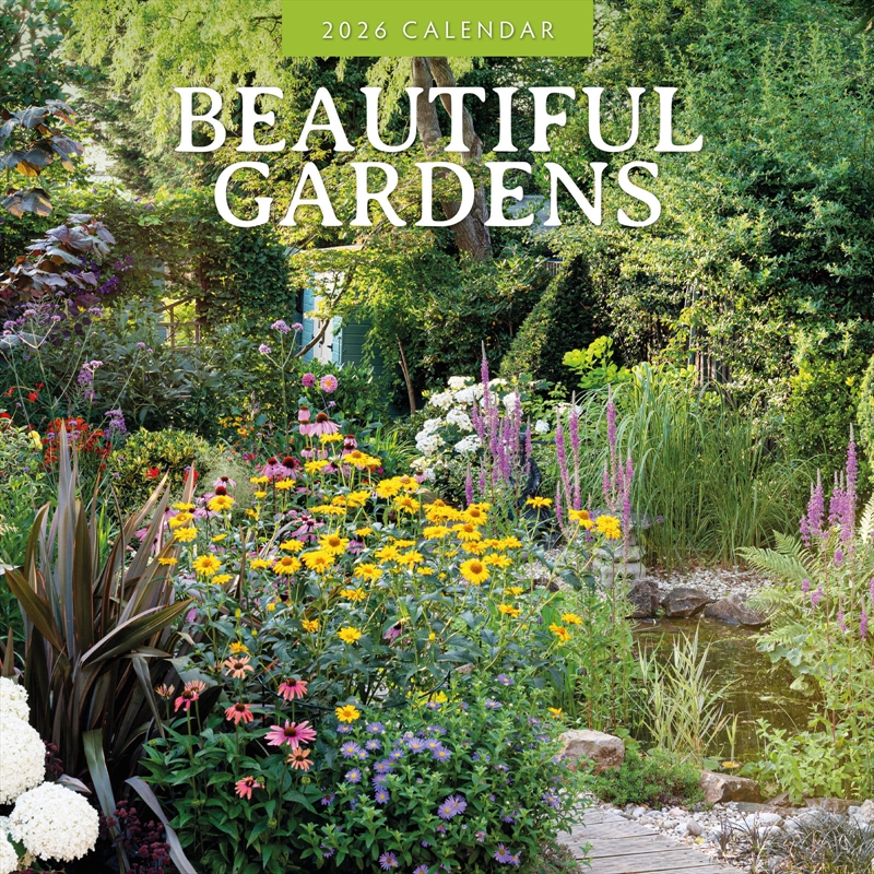 Beautiful Gardens 2026 Square Wall Calendar/Product Detail/Calendars & Diaries