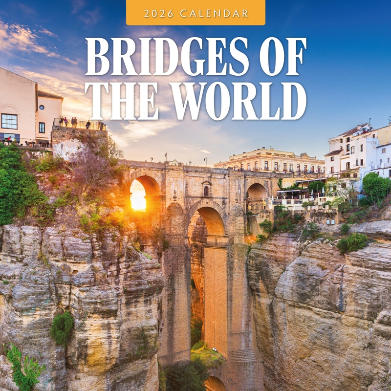 Bridges Of The World 2026 Square Wall Calendar/Product Detail/Calendars & Diaries