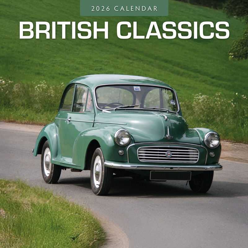 British Classics 2026 Square Wall Calendar/Product Detail/Calendars & Diaries