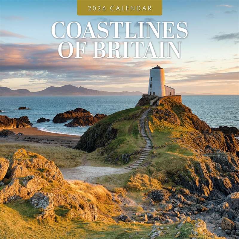 Coastlines Of Britain 2026 Square Wall Calendar/Product Detail/Calendars & Diaries