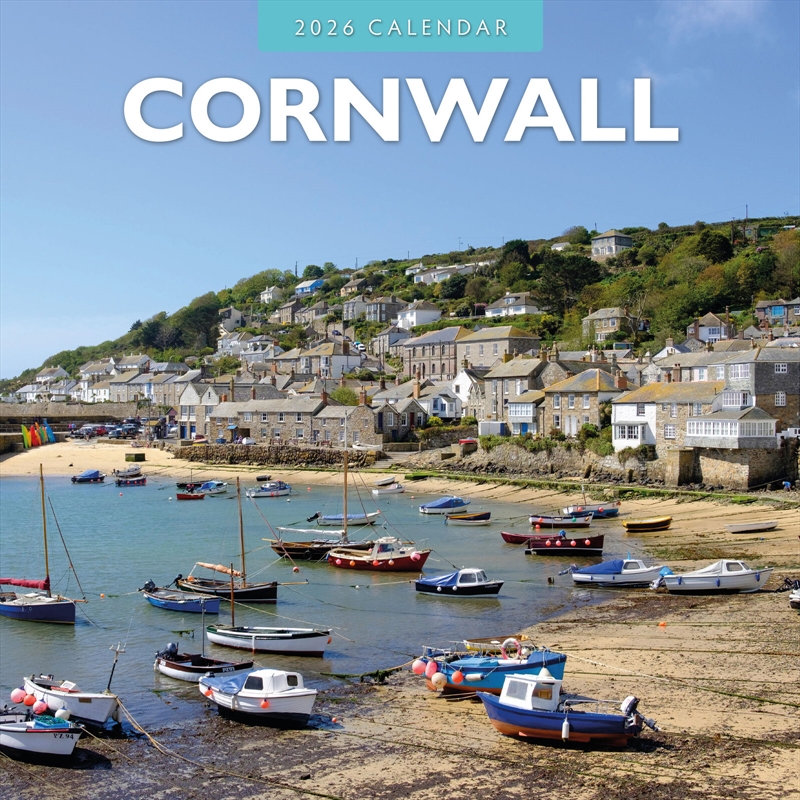 Cornwall 2026 Square Wall Calendar/Product Detail/Calendars & Diaries
