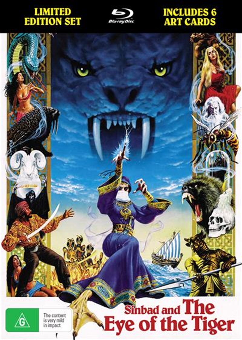 Sinbad And The Eye Of The Tiger - Limited Edition  Lenticular + Art Cards/Product Detail/Action