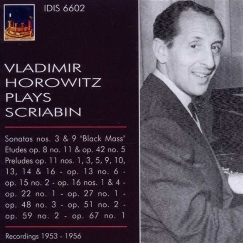 Vladimir Horowitz Plays Scriabin/Product Detail/Classical
