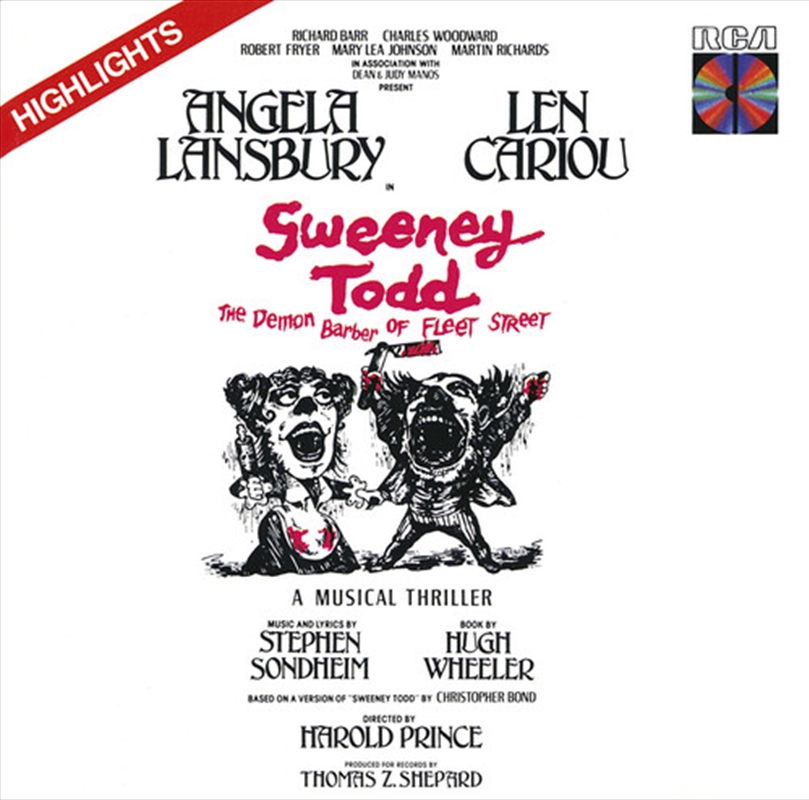 Sweeney Todd Highlights / O.C.R./Product Detail/Soundtrack