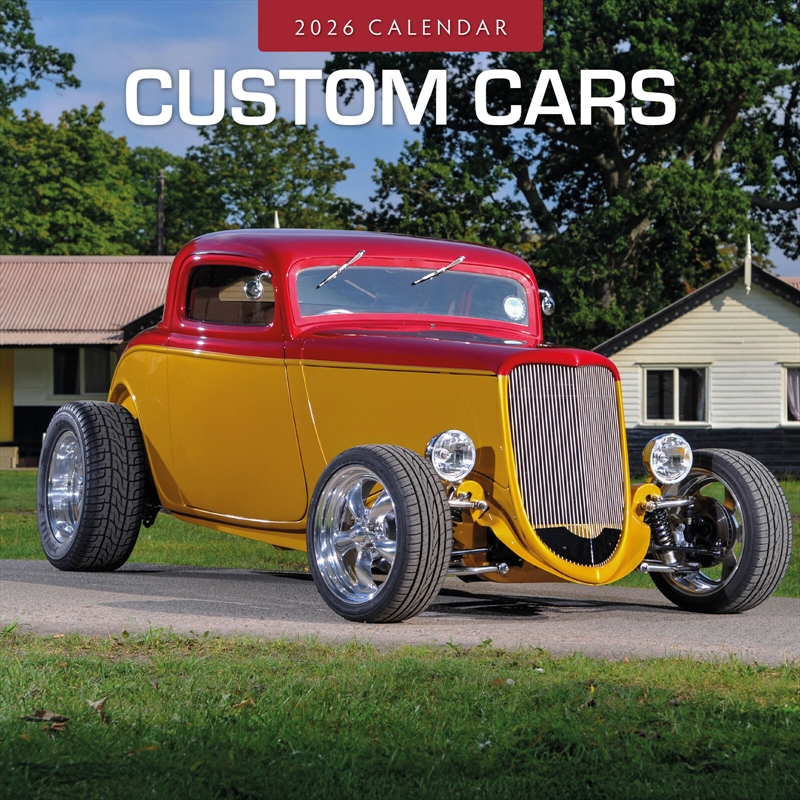 Custom Cars 2026 Square Wall Calendar/Product Detail/Calendars & Diaries