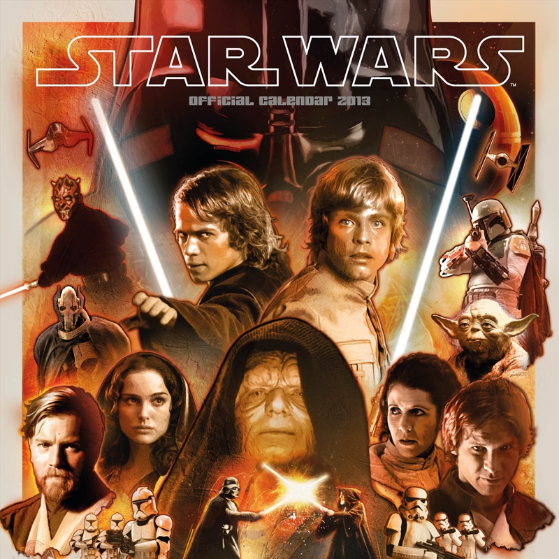 Star Wars 2013 Calendar/Product Detail/Calendars & Diaries