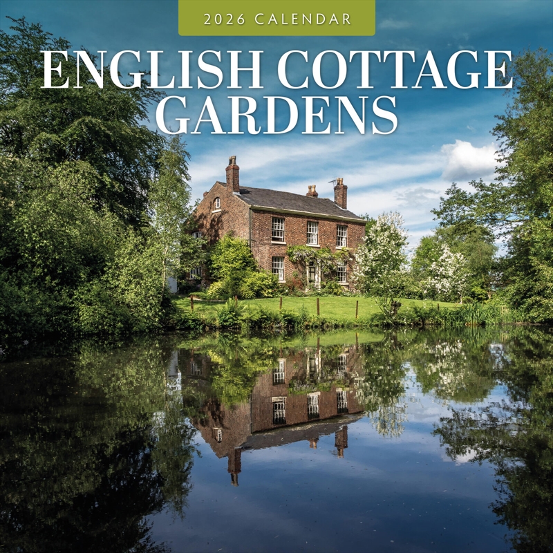English Cottage Gardens 2026 Square Wall Calendar/Product Detail/Calendars & Diaries