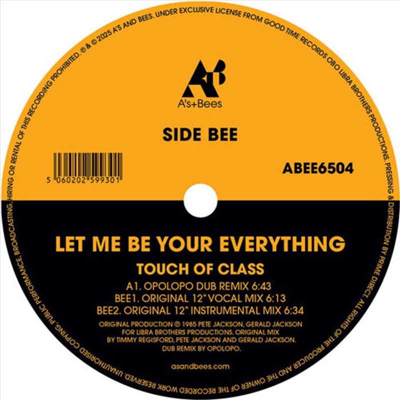 Let Me Be Your Everything - Opolopo Remixes/Product Detail/Soul