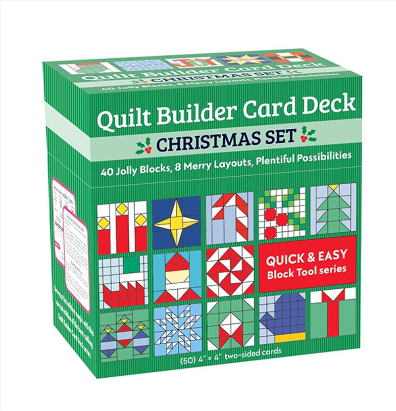 Quilt Builder Card Deck Christmas Set/Product Detail/Crafts & Handiwork