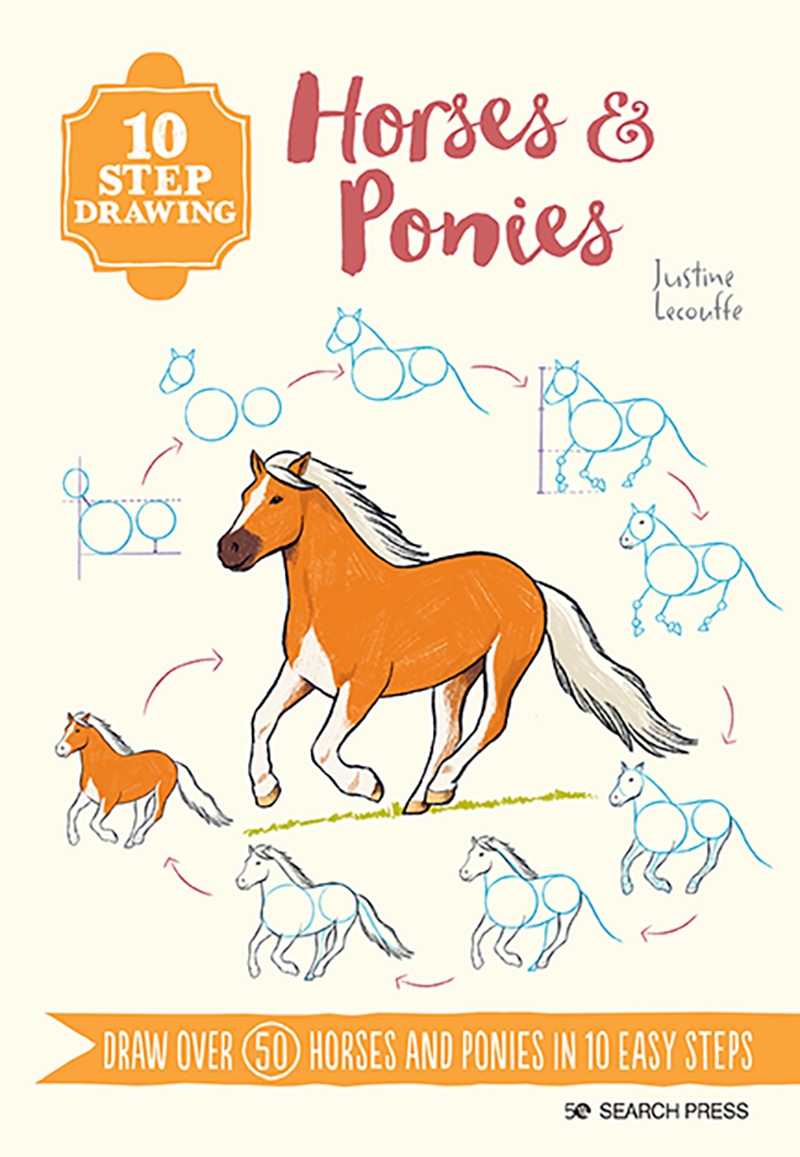 10 Step Drawing: Horses & Ponies/Product Detail/Crafts & Handiwork