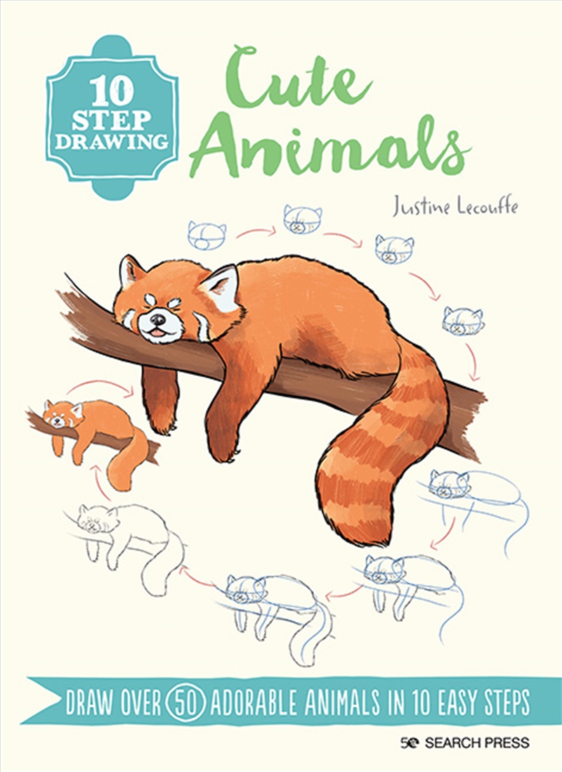 10 Step Drawing: Cute Animals/Product Detail/Crafts & Handiwork