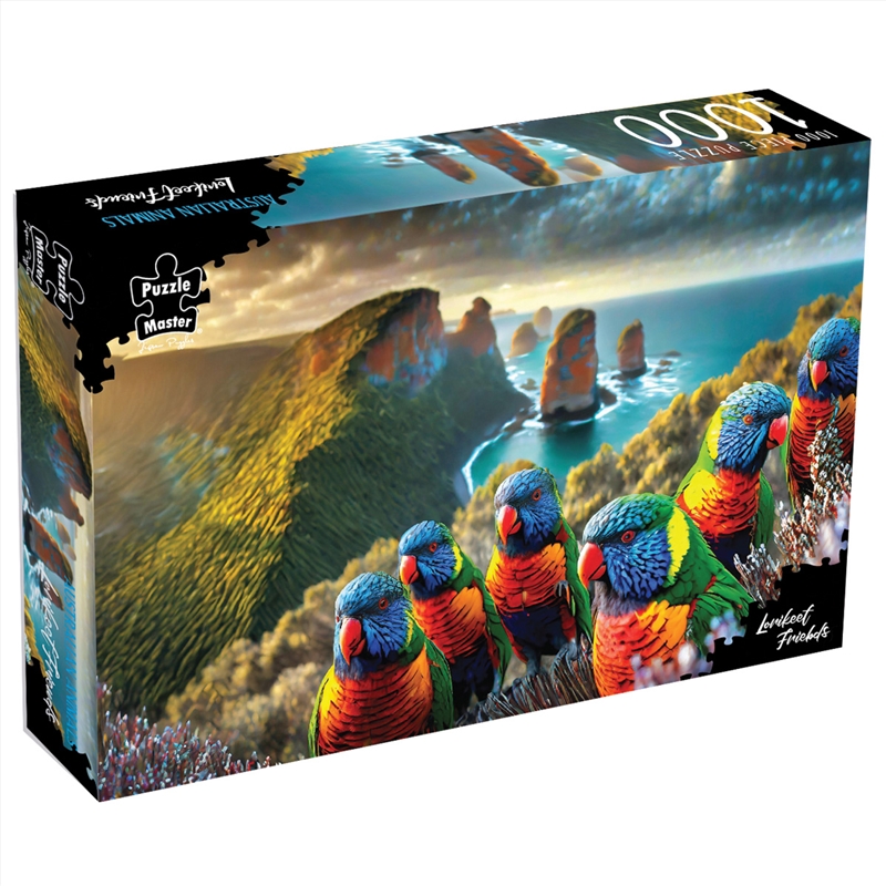 1000 Piece Puzzle - Lorikeet Friends/Product Detail/Jigsaw Puzzles
