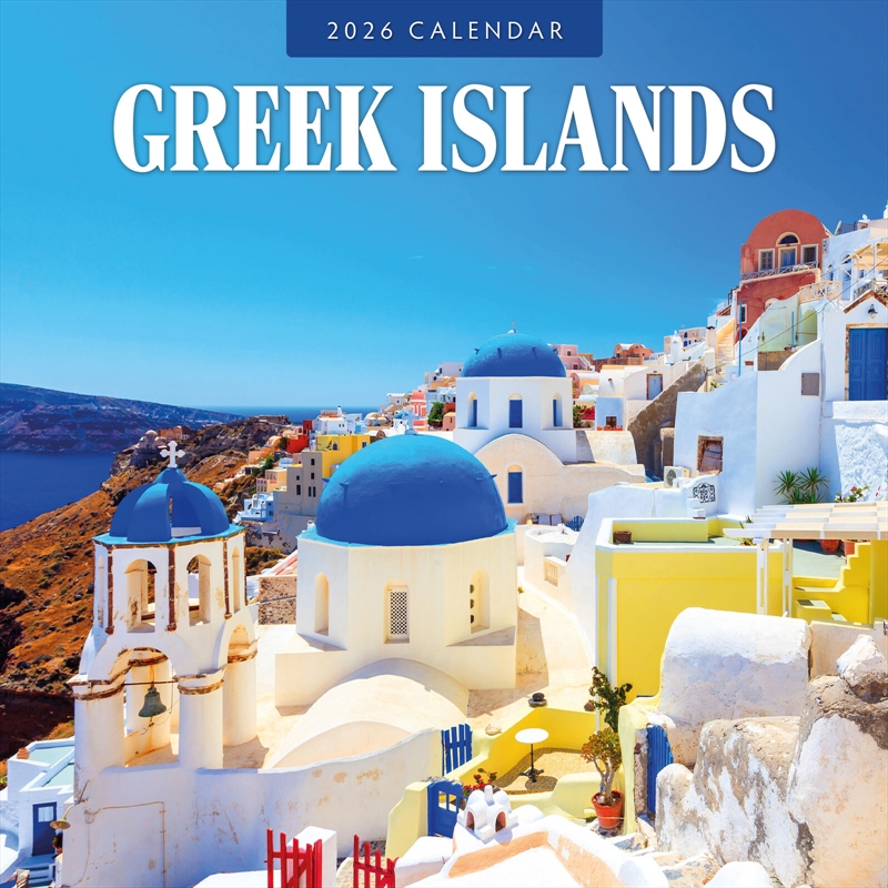 Greek Islands 2026 Square Wall Calendar/Product Detail/Calendars & Diaries