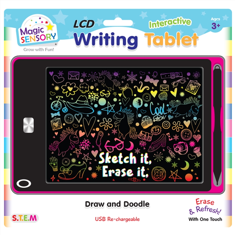 8.5" Interactive LCD Writing Tablet - Pink Unicorn (USB Rechargeable)/Product Detail/Toys