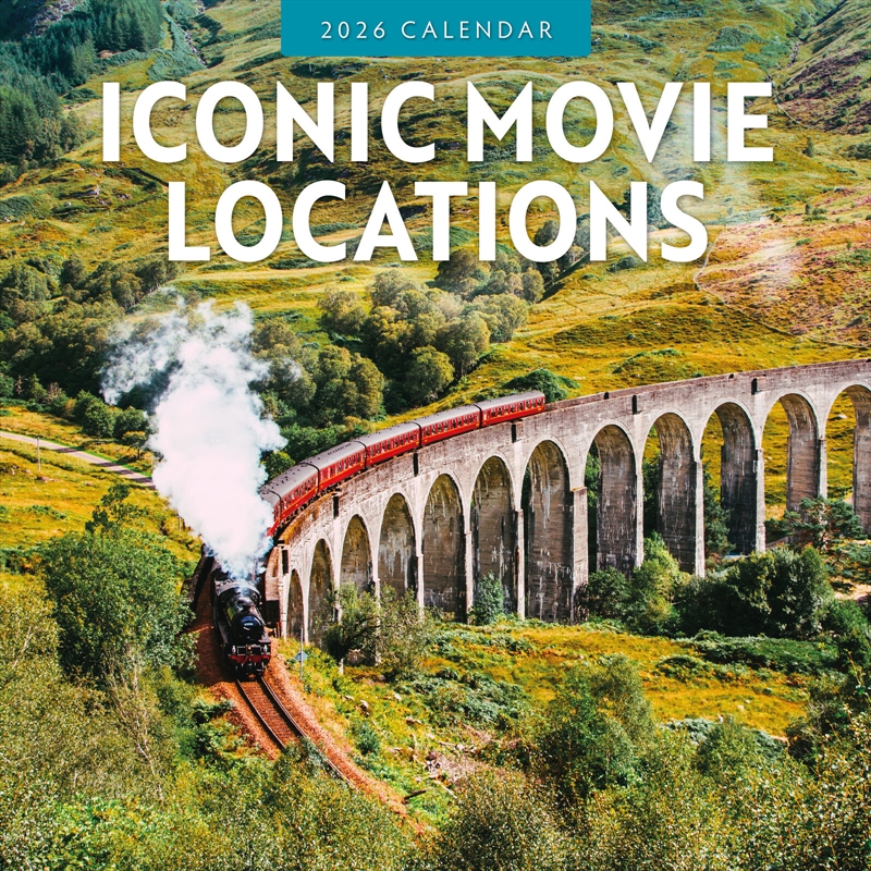 Iconic Movie Locations 2026 Square Wall Calendar/Product Detail/Calendars & Diaries
