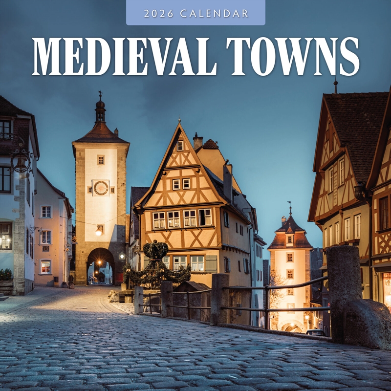 Medieval Towns 2026 Square Wall Calendar/Product Detail/Calendars & Diaries
