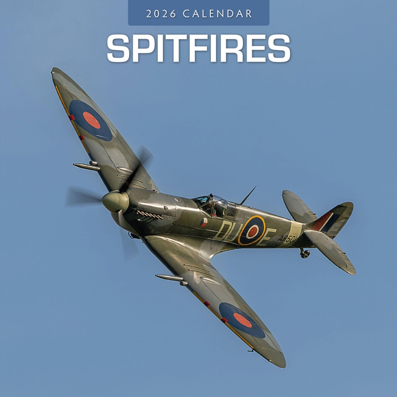 Spitfires 2026 Square Wall Calendar/Product Detail/Calendars & Diaries