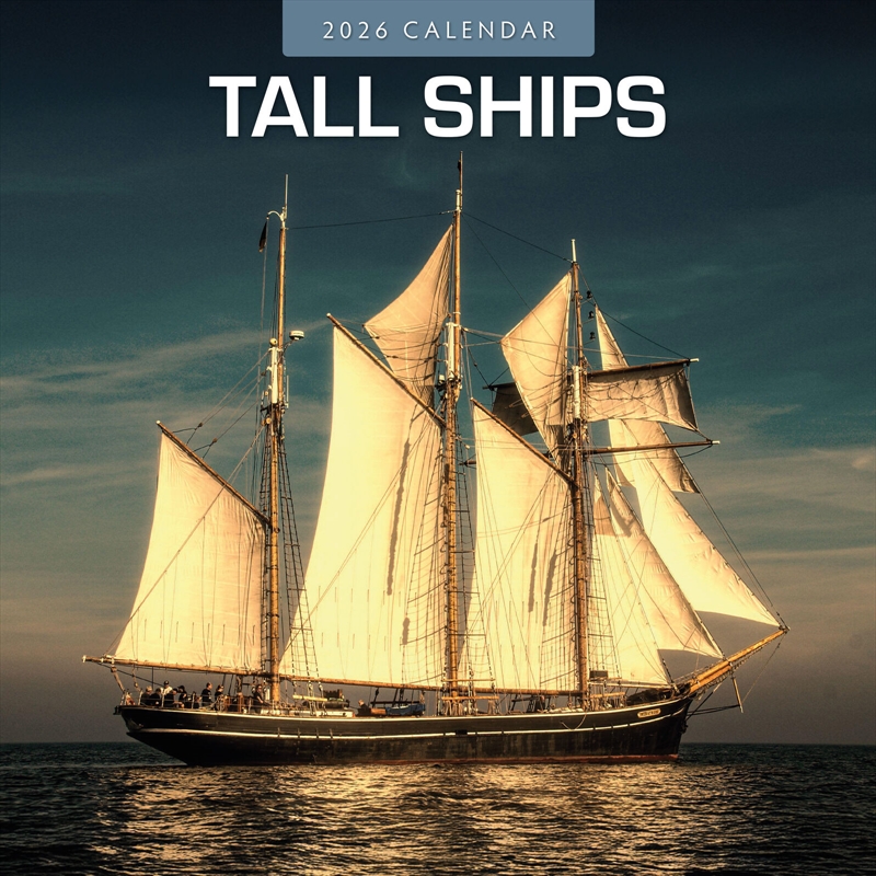 Tall Ships 2026 Square Wall Calendar/Product Detail/Calendars & Diaries