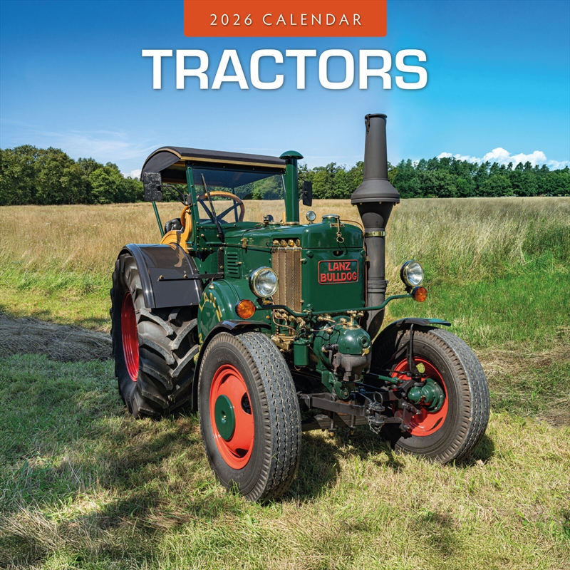 Tractors 2026 Square Wall Calendar/Product Detail/Calendars & Diaries