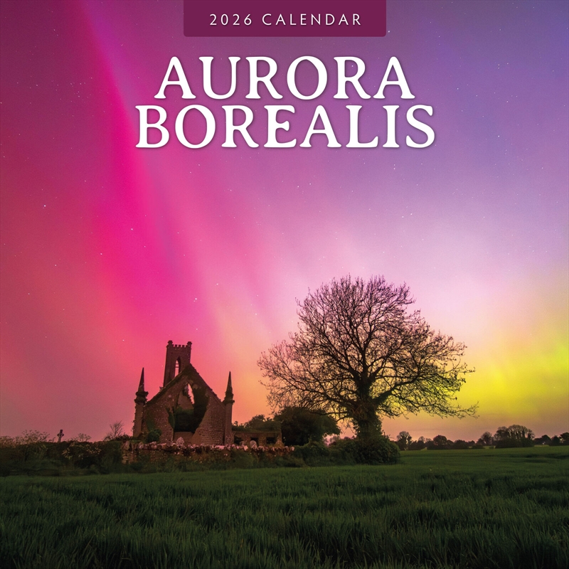 Aurora Boraelis - Northern Lights 2026 Square Wall Calendar/Product Detail/Calendars & Diaries