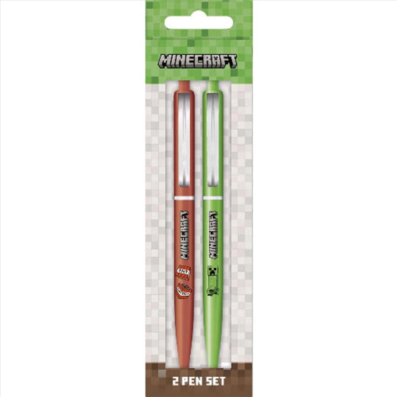 Minecraft - Creeper - 2 Pen Set/Product Detail/Pens, Markers & Highlighters
