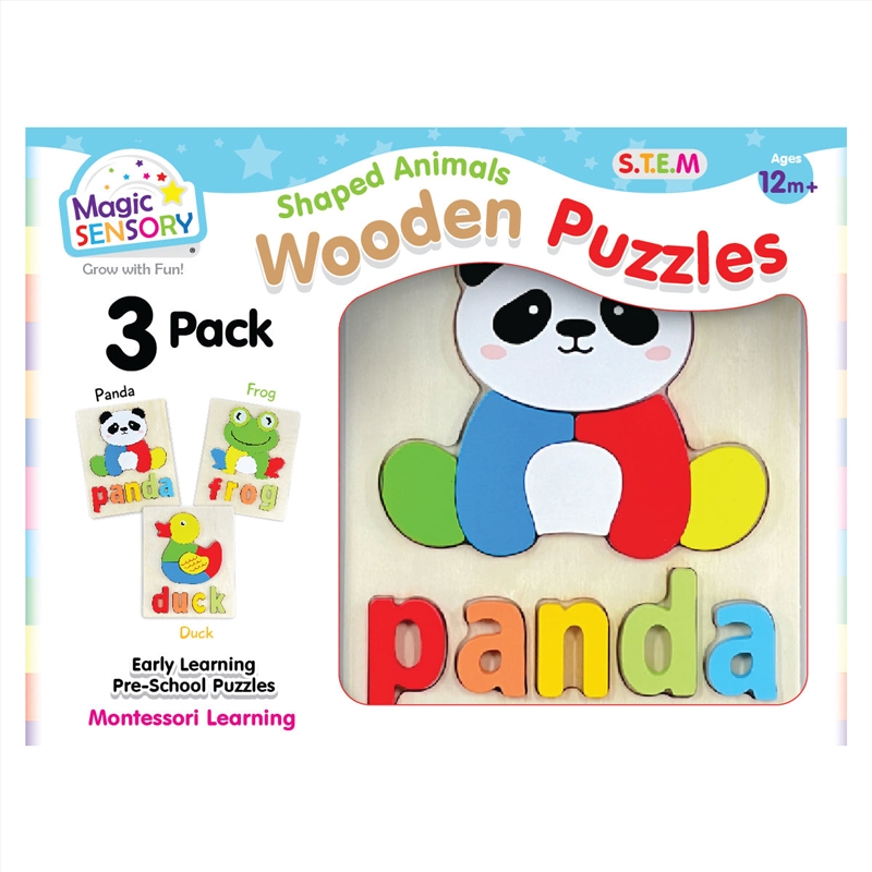 Shaped Puzzles Triple Pack - Animals/Product Detail/Jigsaw Puzzles