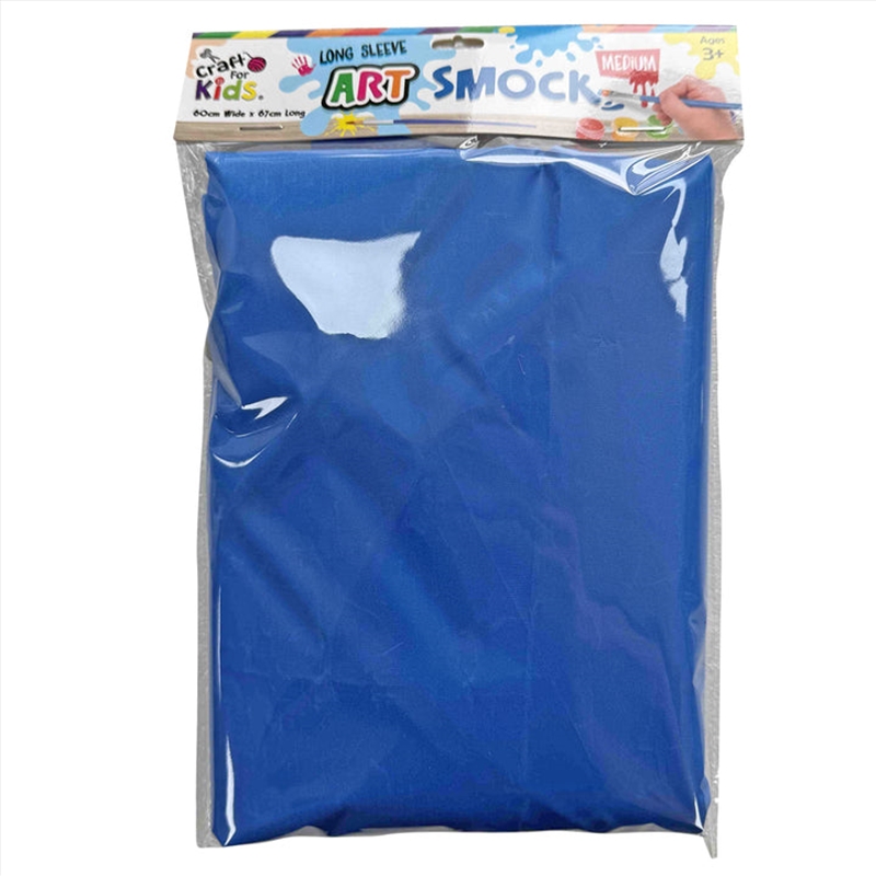 Long Sleeve Art Smock - Medium 60cm(W) x 67cm(L)/Product Detail/Arts & Craft