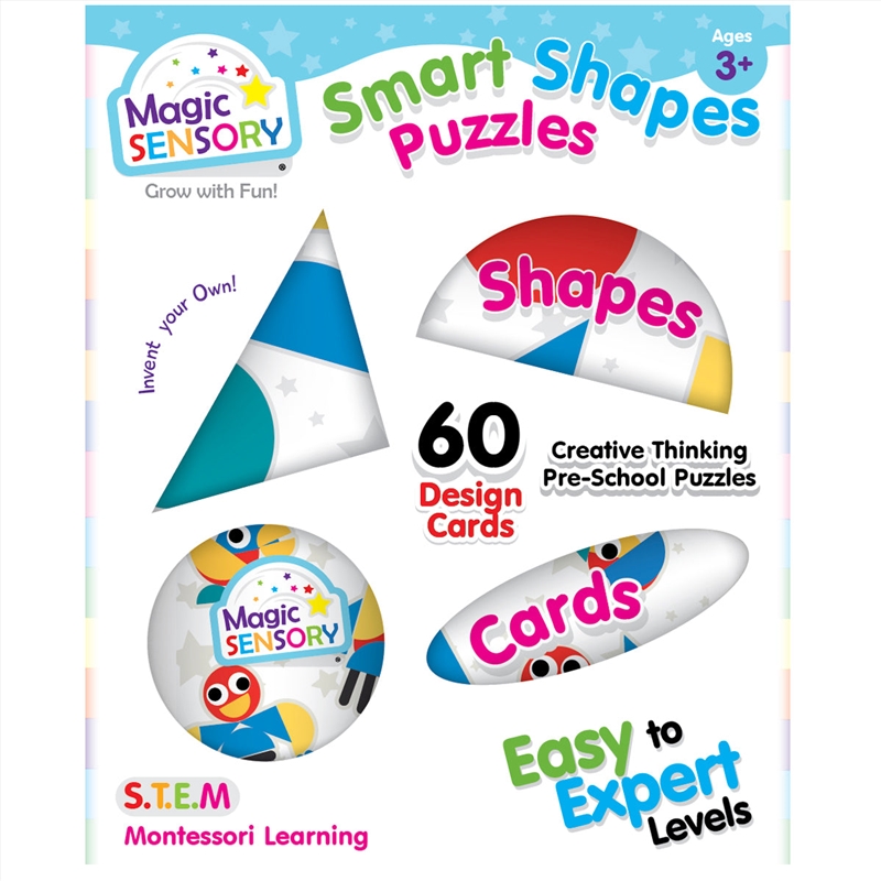 Smart Shapes Puzzle (White Tin)/Product Detail/Toys