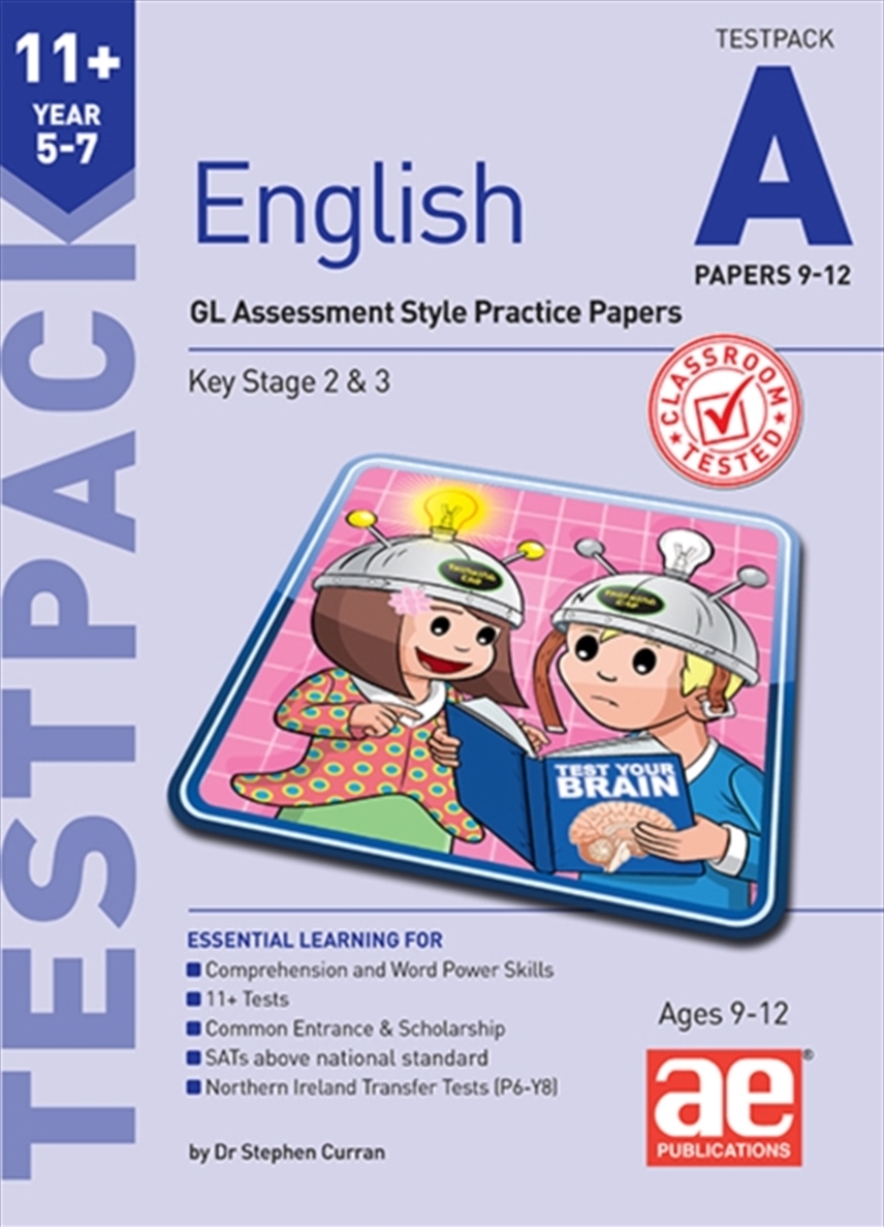 11+ English Year 5-7 Testpack A Papers 9-12 : Gl Assessment Style Practice Papers/Product Detail/Teaching