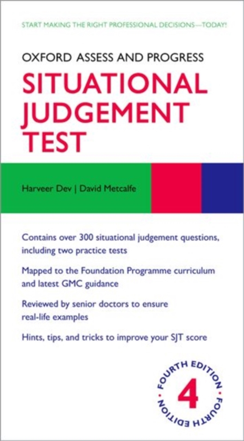 Oxford Assess And Progress: Situational Judgement Test/Product Detail/Healthcare