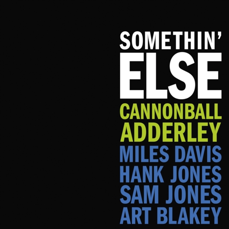 Somethin Else/Product Detail/Jazz