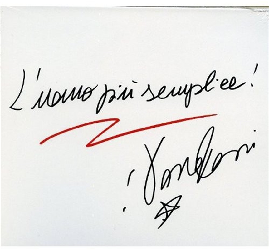 LUomo Piu Semplice/Product Detail/Rock/Pop